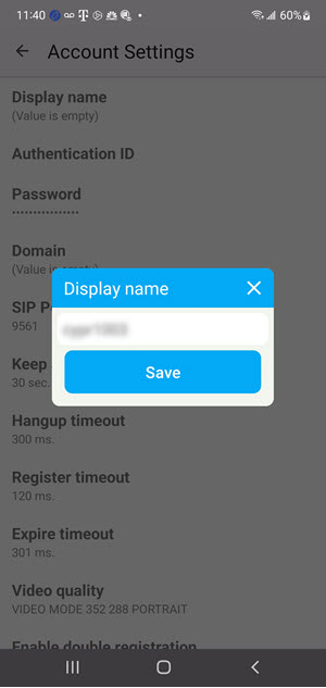 Image: Enter display name