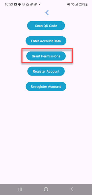 Image: Click grant permissions